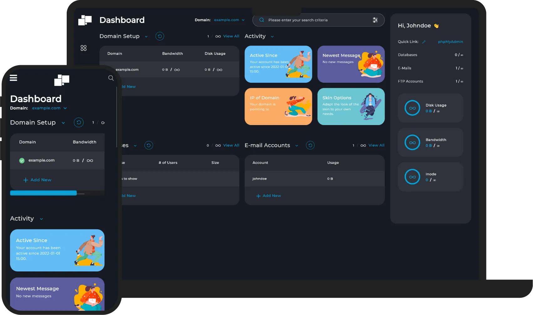 Direct Admin Panel