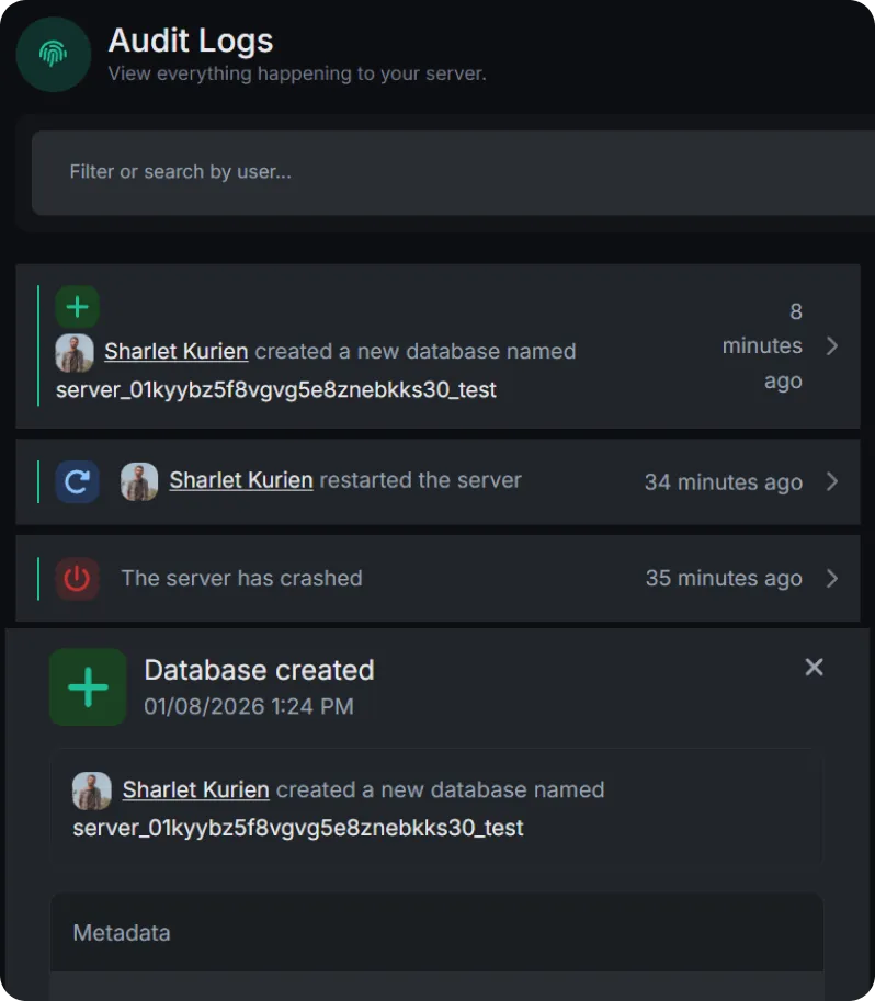 Audit Log